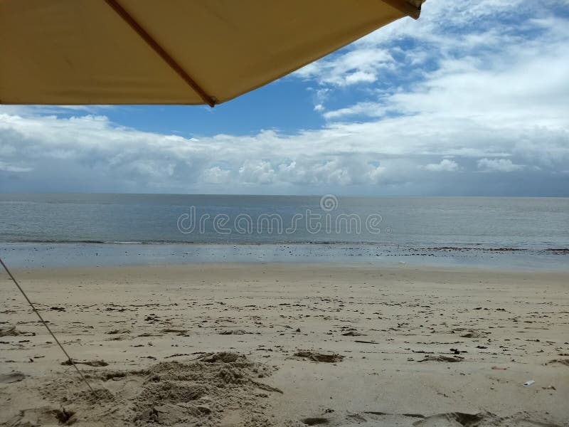 Het strand van Maria Farinha stock foto Het strand van Maria Farinha stock foto