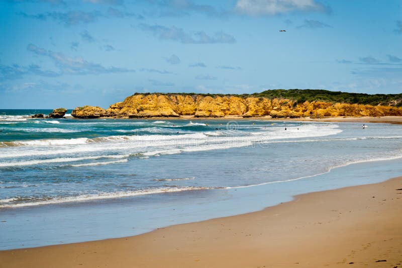 Het strand van Torquay - Australië