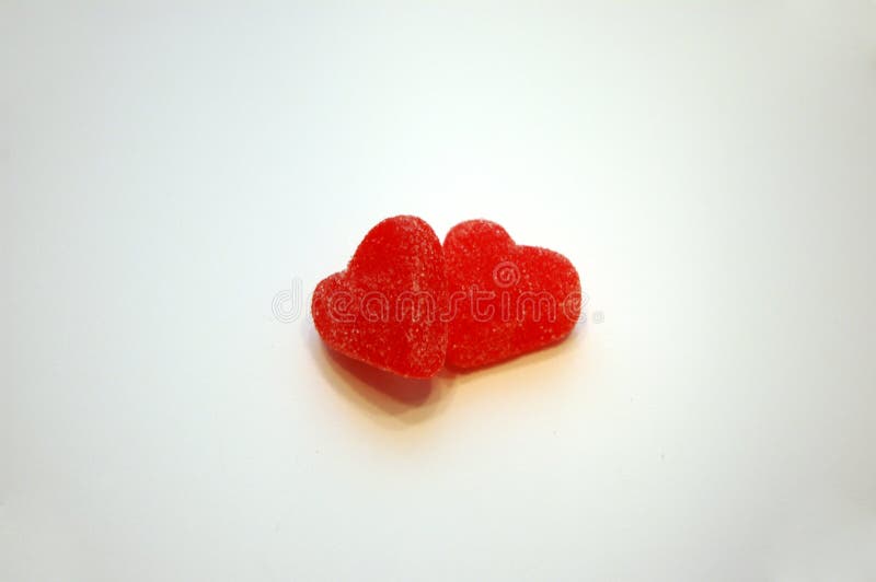 Het Suikergoed van de Dag van de Valentijnskaart van harten samen royalty-vrije stock afbeeldingen Het Suikergoed van de Dag van de Valentijnskaart van harten samen royalty-vrije stock afbeeldingen