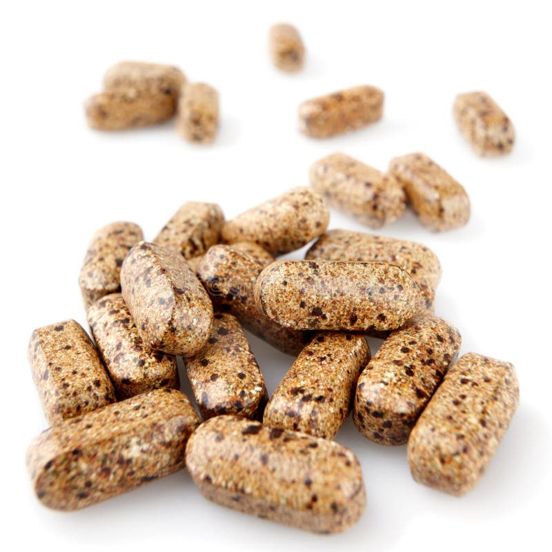 Het supplementgeneeskunde van de capsule stock afbeelding Het supplementgeneeskunde van de capsule stock afbeelding