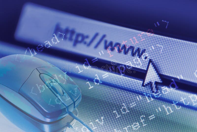 Het surfen van Internet royalty-vrije stock afbeelding Het surfen van Internet royalty-vrije stock afbeelding