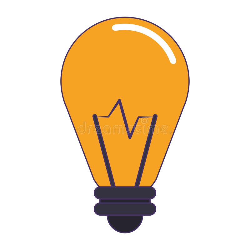 Het symbool blauwe lijnen van het bol lichte grote idee royalty-vrije illustratie