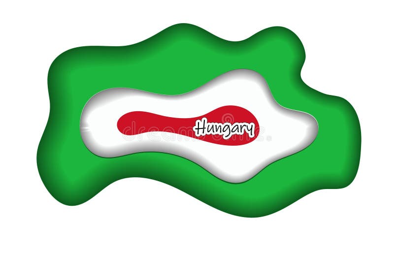 Het symbool van Hongarije, affiche, banner Kaart van Hongarije met de decoratie van de nationale vlag Het embleem van Hongarije m stock illustratie Het symbool van Hongarije, affiche, banner Kaart van Hongarije met de decoratie van de nationale vlag Het embleem van Hongarije m stock illustratie
