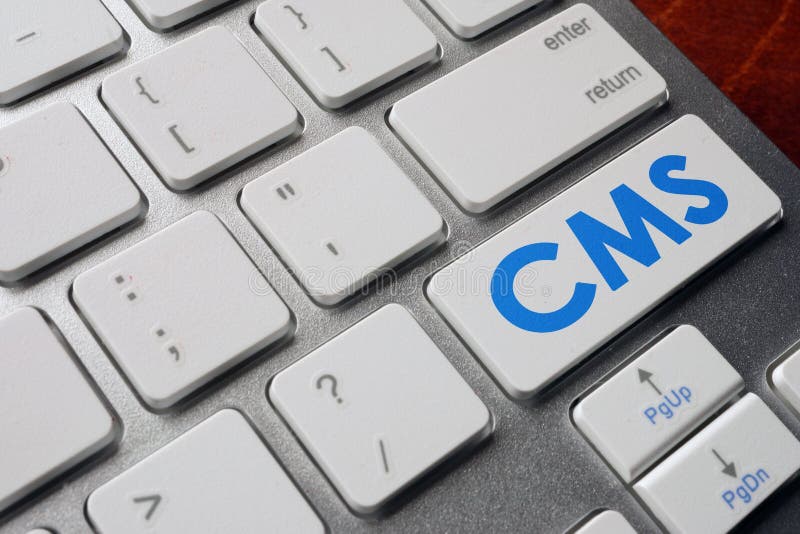 Het systeem van het de inhoudsbeheer van Cms stock afbeelding Het systeem van het de inhoudsbeheer van Cms stock afbeelding