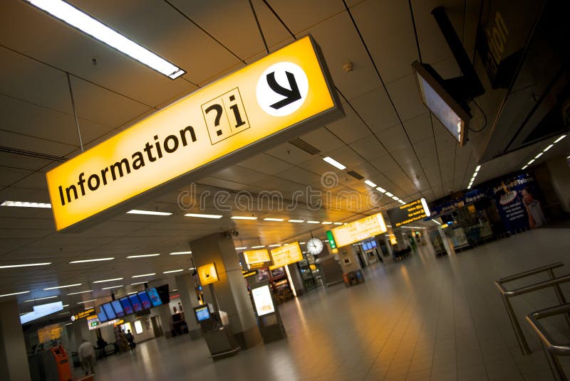 Het teken van de informatie. stock fotografie Het teken van de informatie. stock fotografie
