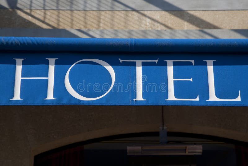 Het Teken van het hotel stock foto's Het Teken van het hotel stock foto's
