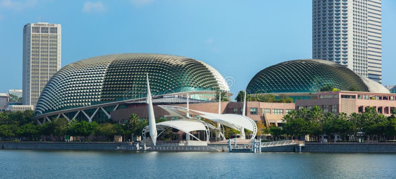 Het Theater van de promenade in Singapore royalty-vrije stock fotografie Het Theater van de promenade in Singapore royalty-vrije stock fotografie