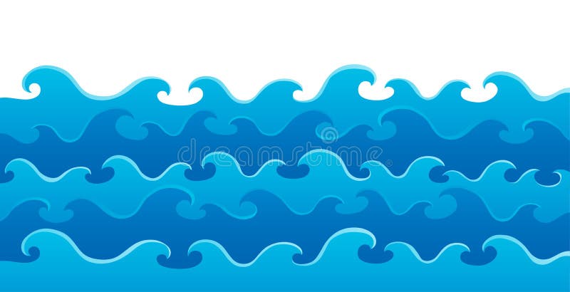 Het themabeeld 5 van golven