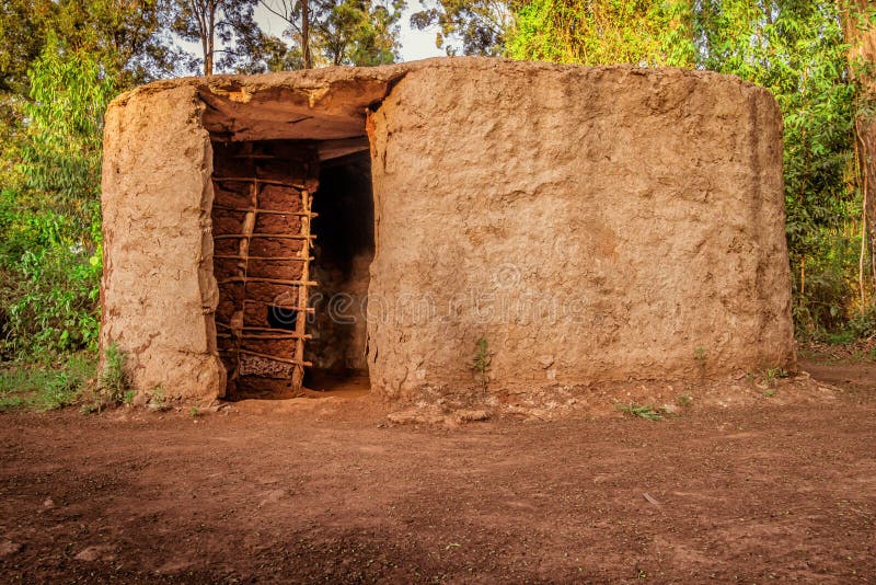 Traditional rural house of Maasai tribe, Bomas of Kenya, Nairobi. Traditional rural house of Maasai tribe, Bomas of Kenya, Nairobi