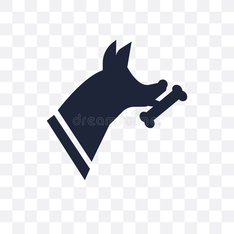 Het transparante pictogram van de Dobermanhond Het symboolontwerp van de Dobermanhond van D stock illustratie Het transparante pictogram van de Dobermanhond Het symboolontwerp van de Dobermanhond van D stock illustratie