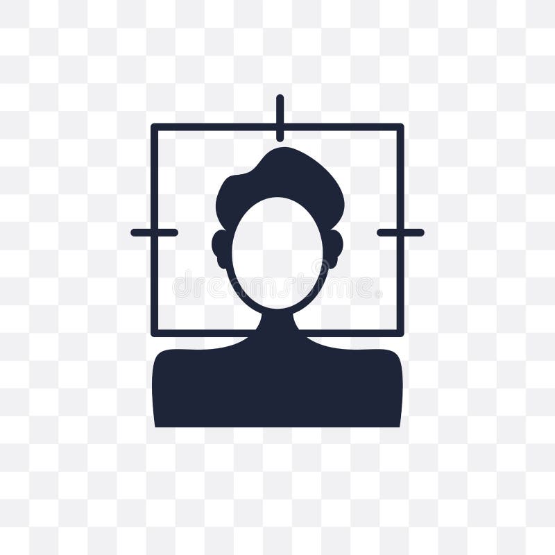 Het transparante pictogram van het gezichtsaftasten Het symboolontwerp van het gezichtsaftasten van Smartho royalty-vrije illustratie Het transparante pictogram van het gezichtsaftasten Het symboolontwerp van het gezichtsaftasten van Smartho royalty-vrije illustratie