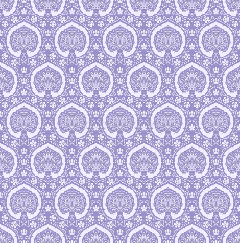 Het vintage naadloze patroon royalty-vrije illustratie