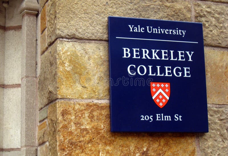Het Universitaire Teken van Yale stock fotografie Het Universitaire Teken van Yale stock fotografie
