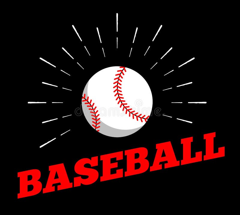Het vector van het de balembleem van de honkbalsport van de het pictogramzon art. van de de drukhand getrokken uitstekende lijn b stock illustratie Het vector van het de balembleem van de honkbalsport van de het pictogramzon art. van de de drukhand getrokken uitstekende lijn b stock illustratie