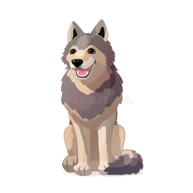 Vector cartoon dieren clipart royalty-vrije illustratie