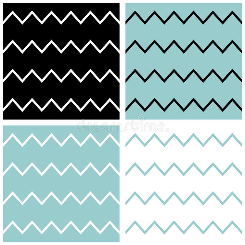 Het vectordiepatroon van de tegelchevron met achtergrond van de zeemans de blauwe, zwart-witte zigzag wordt geplaatst stock illustratie Het vectordiepatroon van de tegelchevron met achtergrond van de zeemans de blauwe, zwart-witte zigzag wordt geplaatst stock illustratie