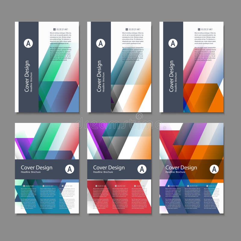 Het vectormalplaatje van de het ontwerplay-out van de Brochurevlieger, grootte A4, Voorpagina en achterpagina Gebruik voor uw ont stock illustratie Het vectormalplaatje van de het ontwerplay-out van de Brochurevlieger, grootte A4, Voorpagina en achterpagina Gebruik voor uw ont stock illustratie