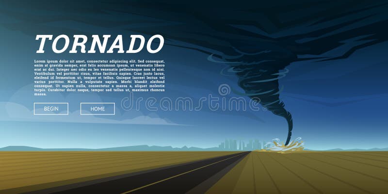 Het verdraaien van tornado of onweer van overzeese orkaan in oceaan Realistische tropische natuurramp of ramp, catastrofe en royalty-vrije illustratie Het verdraaien van tornado of onweer van overzeese orkaan in oceaan Realistische tropische natuurramp of ramp, catastrofe en royalty-vrije illustratie
