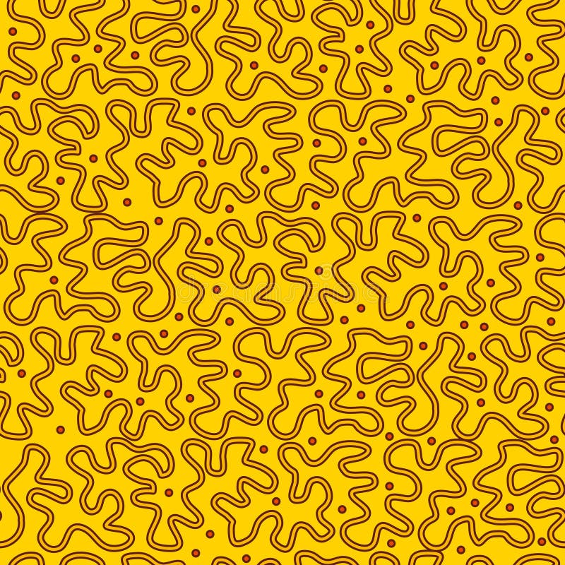 Het verwarde patroon van de manierenkrabbel royalty-vrije illustratie Het verwarde patroon van de manierenkrabbel royalty-vrije illustratie