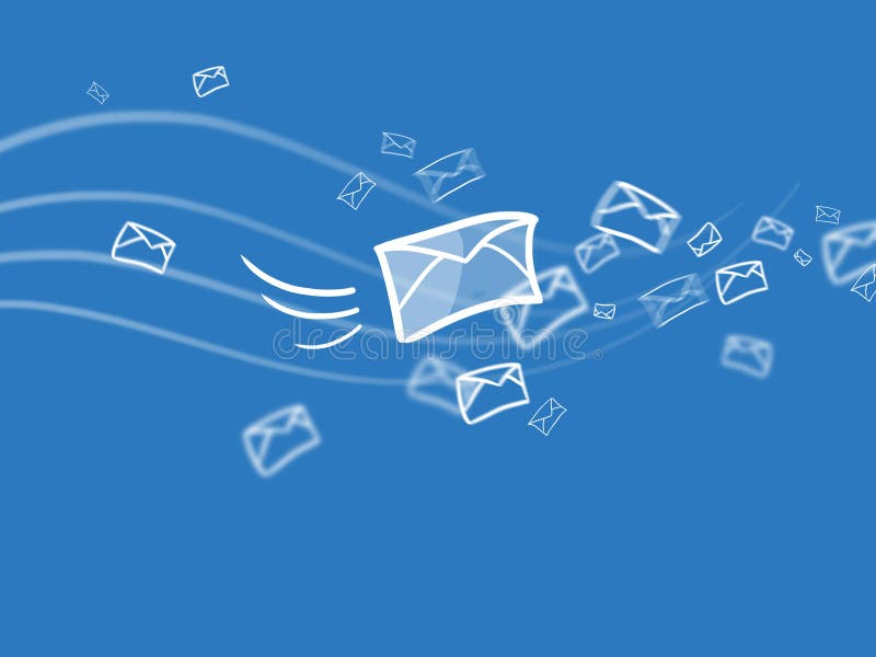 Het verzenden van Sms royalty-vrije illustratie Het verzenden van Sms royalty-vrije illustratie