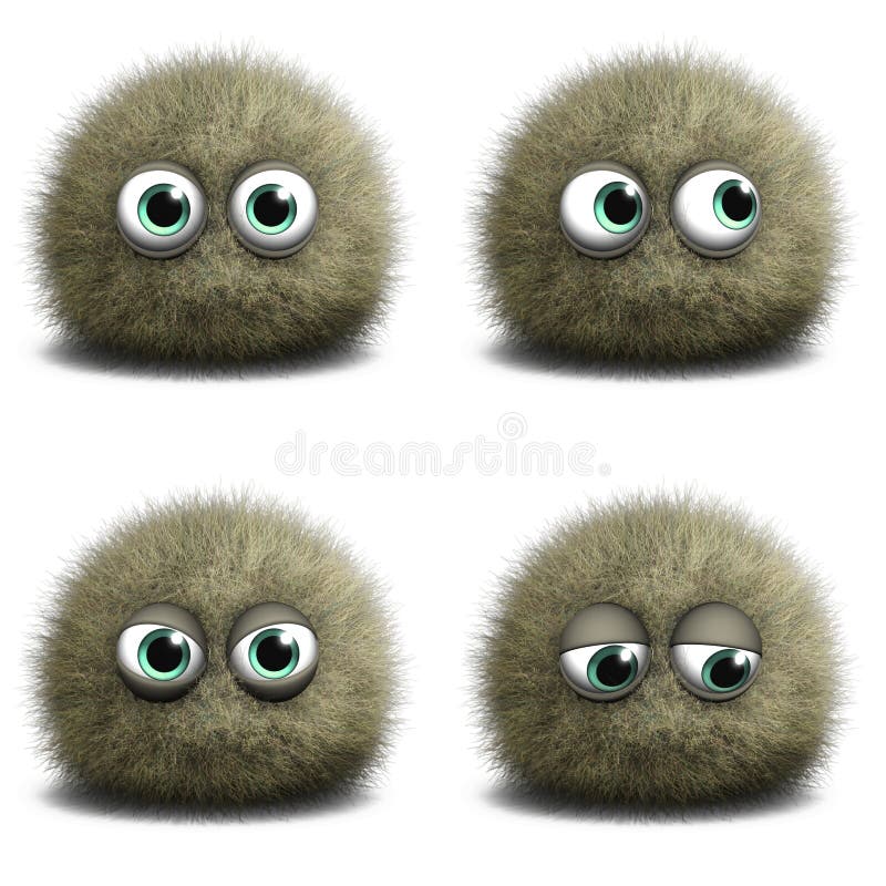 Het virus van het beeldverhaal vector illustratie Het virus van het beeldverhaal vector illustratie