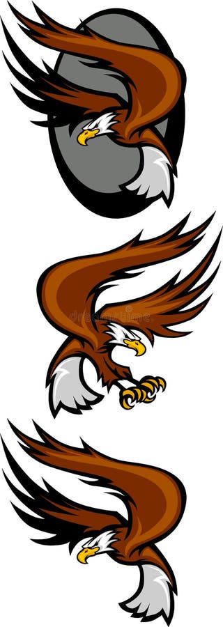 Vector Images of Flying Eagle Mascot Logos. Vector Images of Flying Eagle Mascot Logos