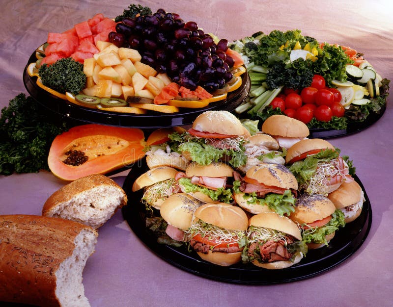 Het voedsel van de catering royalty-vrije stock afbeelding Het voedsel van de catering royalty-vrije stock afbeelding