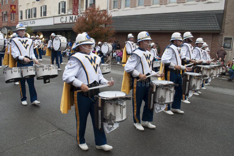 Het Westen Virginia Marching Band Redactionele Stock Foto Image of