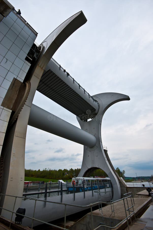 Het Wiel van Falkirk stock fotografie Het Wiel van Falkirk stock fotografie