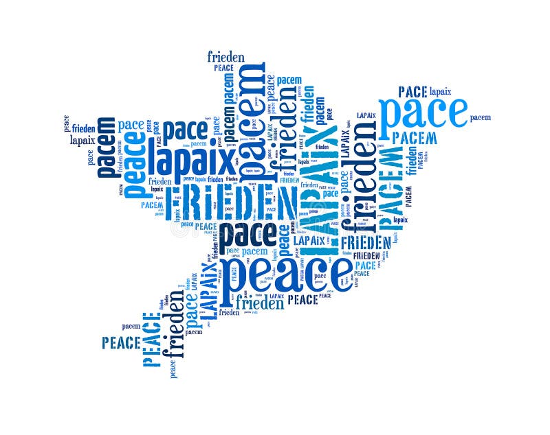 Peace arrangement concept word in many languages of the world (word cloud). Peace arrangement concept word in many languages of the world (word cloud)