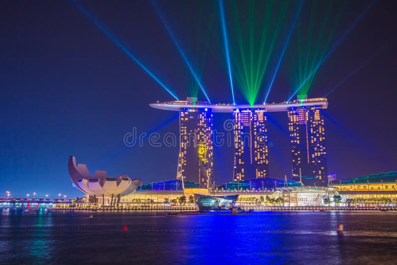 Het Zand van de Baai van de jachthaven, Singapore royalty-vrije stock afbeeldingen Het Zand van de Baai van de jachthaven, Singapore royalty-vrije stock afbeeldingen