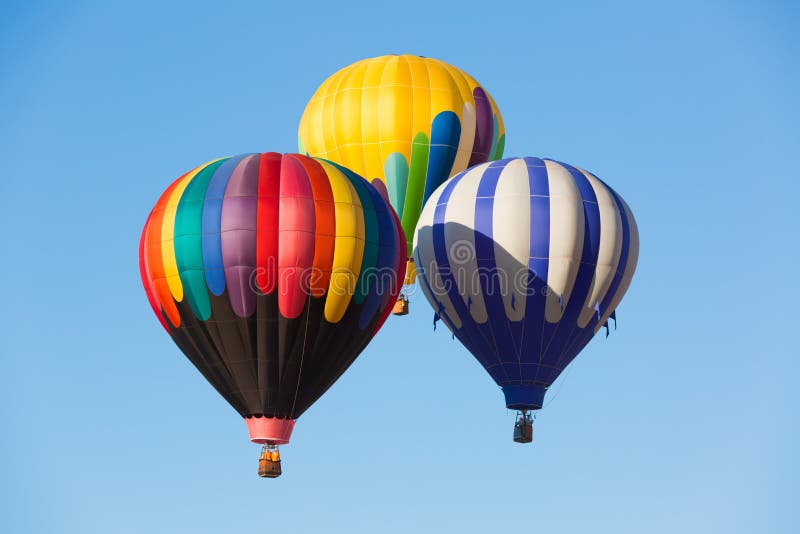Hete luchtBallons royalty-vrije stock fotografie Hete luchtBallons royalty-vrije stock fotografie