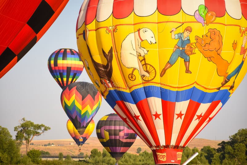 Hete luchtBallons royalty-vrije stock afbeelding Hete luchtBallons royalty-vrije stock afbeelding