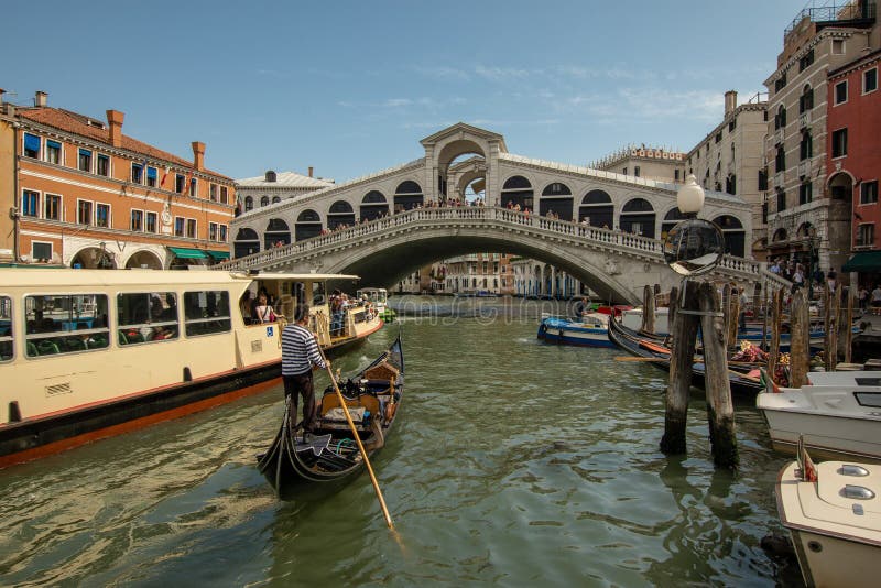 Heure de pointe à Venise photographie stock libre de droits Heure de pointe à Venise photographie stock libre de droits