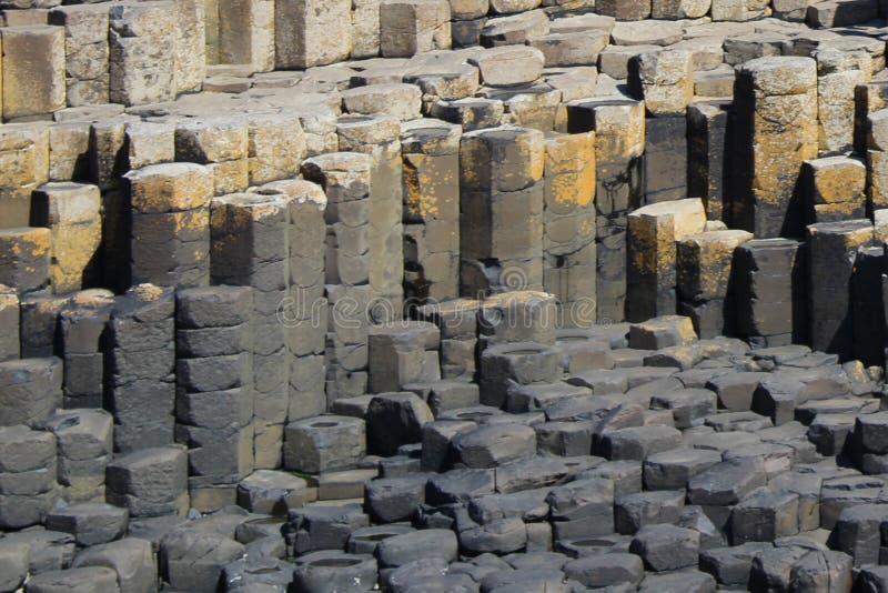 Giant`s Causeway stock images