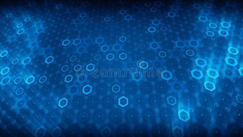 Hexagon design of future technology digital abstract background concept