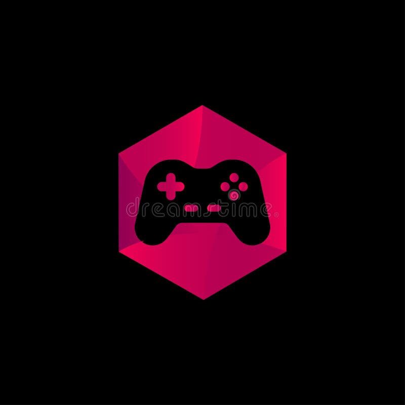 Hexagon,game, Gaming Logo Design Stock Vector - Illustration of ...