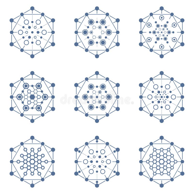 Hexagon. Hexagonal shape element and sign. Global connection concept template for your design. Abstract flat wire frame shape. vector illustration