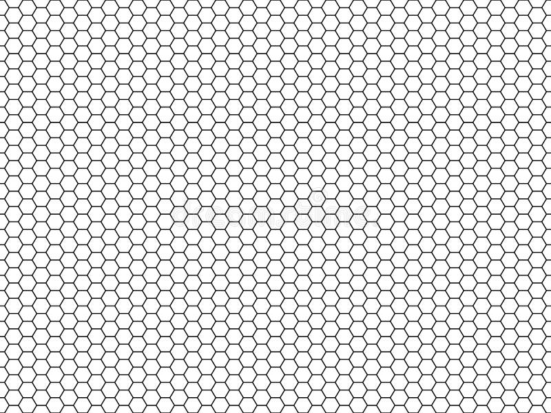 Hexagon honeycomb pattern. Honey hexagonal backdrop, mosaic cells structure, geometric grid texture vector seamless