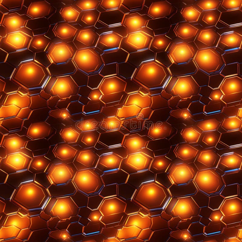Hexagon Model Fără Sudură Strălucind Fond Geometric Alveolar Abstract Color Metalic royalty free stock image