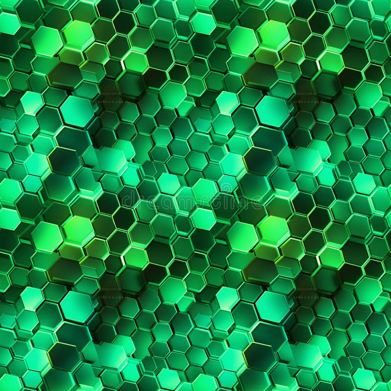 Model hexagonal fără sudură care luminează fundalul geometric al fagurilor abstract de culoare metalică royalty free stock image