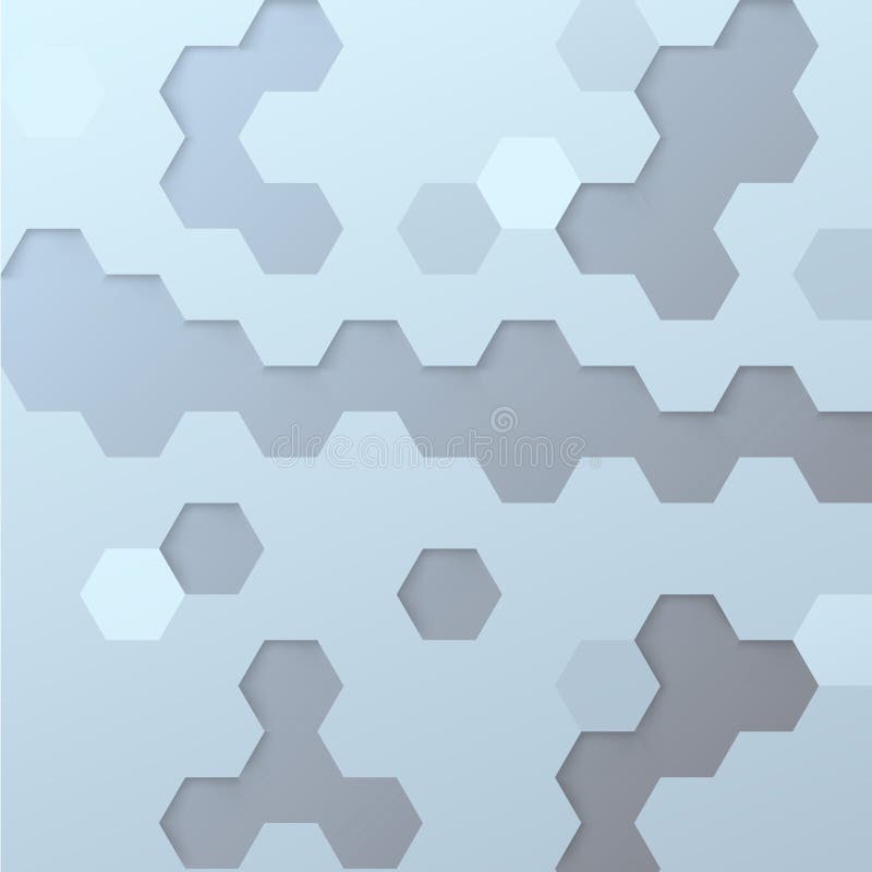 Hexagon tile background template. Clip-art