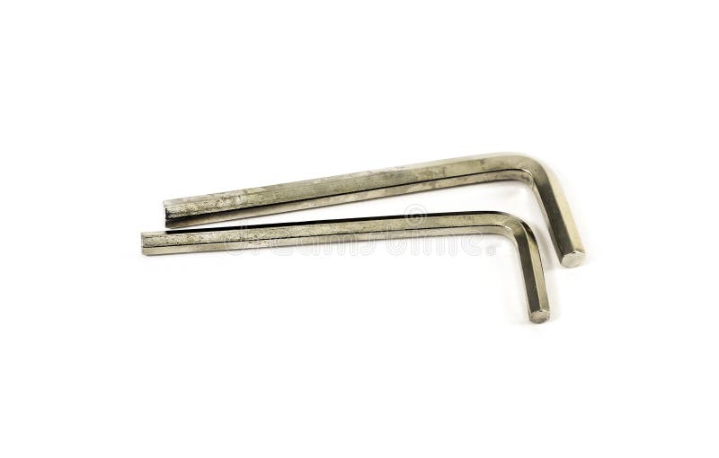 Hexagon wrenchs royalty free stock photo