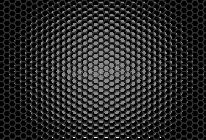 Hexagonal grid design. Honeycomb pattern. Digital background