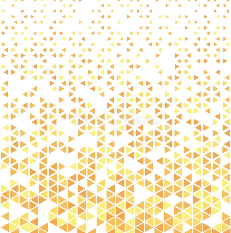 Hexagonal Halftone Pattern stock illustration