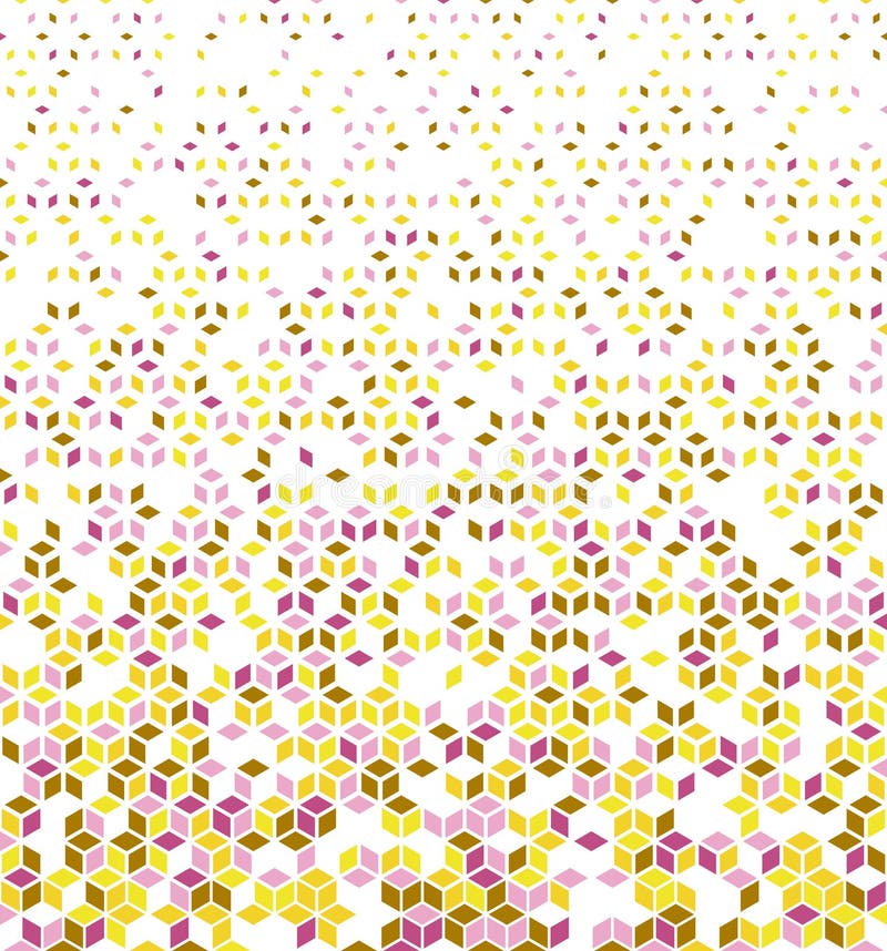 Hexagonal Halftone Pattern vector illustration