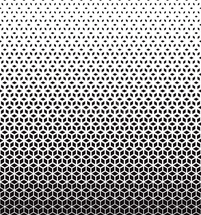 Hexagonal Halftone Pattern vector illustration
