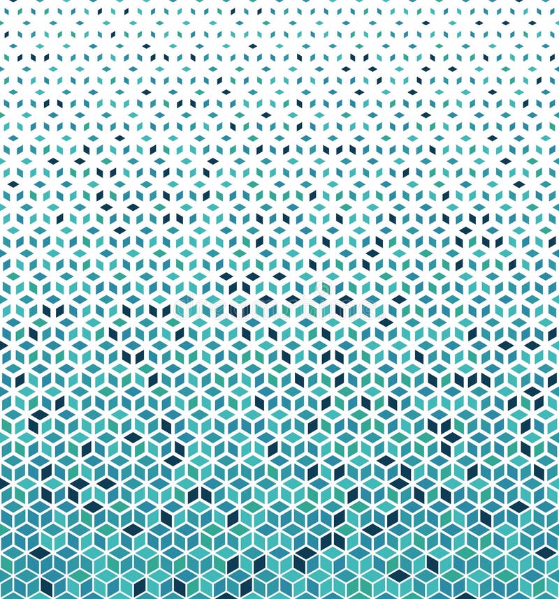 Hexagonal Halftone Pattern royalty free illustration