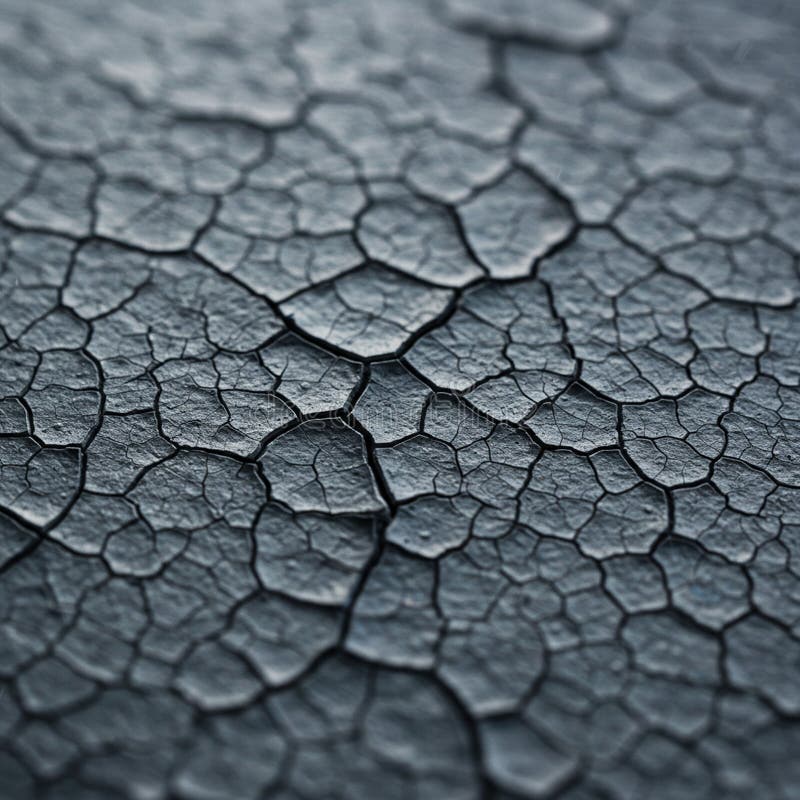 Hexagonal and irregular patterns resembling cracked earth or dried clay, displayed in stock illustration
