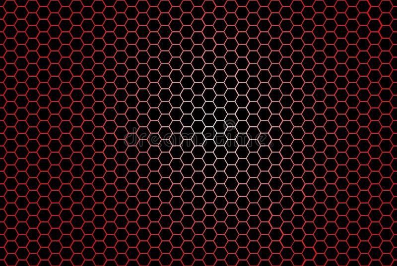 Hexagonal Red Background or Abstract Pattern Hexagon Stock Photo - Image of  geometric, wallpaper: 183295606